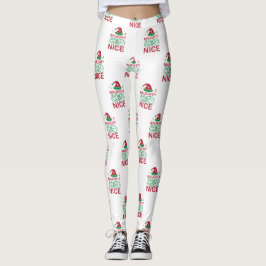 Stoute of leuke kerstkikkers met Santa Design Leggings