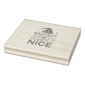 Stoute of leuke kerstkikkers met Santa Design Rubberstempel (Stempel)