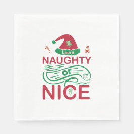 Stoute of leuke kerstkikkers met Santa Design Servet