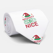 Stoute of leuke kerstkikkers met Santa Design Stropdas (Opgerold)