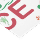 Stoute of leuke kerstkikkers met Santa Design Tafelkleed (Gekanteld)