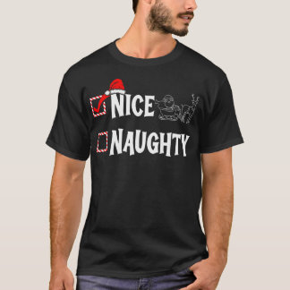 Stoute of leuke kerstlijst paar leuk t-shirt