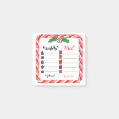 Stoute of leuke kerstman post-it® notes (Voorkant)