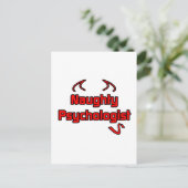 stoute psycholoog briefkaart (Staand voorkant)