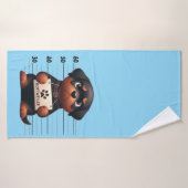 Stoute Rottweiler Badhanddoek (Badhanddoek)