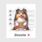 Stoute Shetland Sheepdog Sticker (Vel)