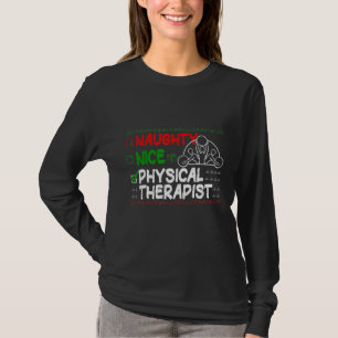 Stoute Stoute Lijst Kerst Maar Ik Ben Fysiotherape T-shirt