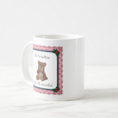 Stoute teddybeer koffiemok (Voorkant links)