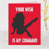 STOUTE VALENTIJNSDAG MAN GROOTE KAARTEN (Gele Bloem)