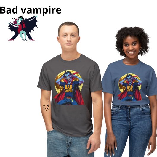 Stoute vampier, Grappige Vampier Man T-shirt