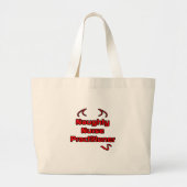 stoute verpleegkundige grote tote bag (Voorkant)