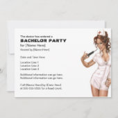 Stoute Verpleegster Bruiloft Uitnodigingen (Voorkant)