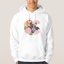 Stoute Vleermuis en Kawaii Caramel Flan Hoodie