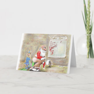Stoute wereld! Kaart voor Kerstmis
