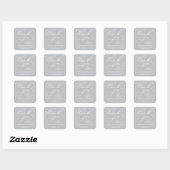 STOUTE WHIMSIKE KALLIGRAFIE DANK JE STICKER (Vel)