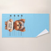 Stoute Yorkshire Terrier Badhanddoek (Badhanddoek)