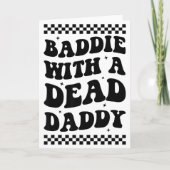Stouterd met een dode papa kaart (Voorkant)