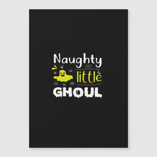 Stoutig Klein Spookje Grappig Halloween-ontwerp (Voorkant)