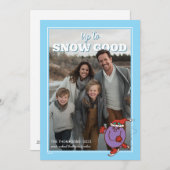 Stoutje Stout tot Sneeuw Goed Feestdagenkaart (Voorkant / Achterkant)