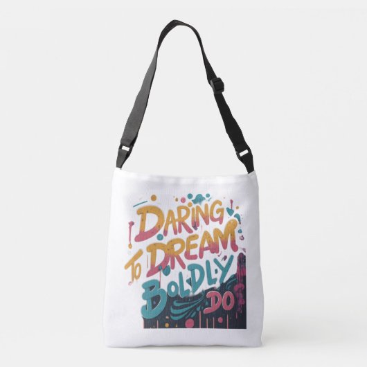 stoutmoedig crossbody tas (Achterkant)