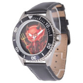 Stoutmoedig klein Duiveltje Horloge (Gekanteld)