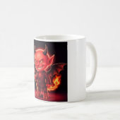 Stoutmoedig klein Duiveltje Koffiemok (Voorkant rechts)