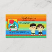 Stoutmoedig Visitekaartje voor basisschoolleraren Afsprakenkaartje (Achterkant)