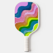 stoutmoedige golven pickleball paddle (Voorkant)