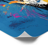 Stoutmoedige Graffiti Leeuwenportretten met Levend Poster (Hoek)