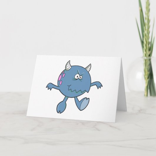 stoutmoedige monstervriend kaart (Voorkant)