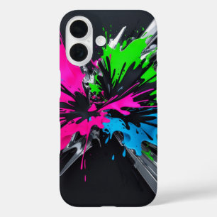 Stoutmoedige stedelijke graffiti iPhone 16 hoesje