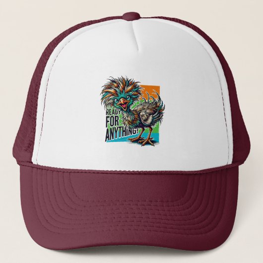 Stoutmoedige Vogel Trucker Pet (Voorkant)
