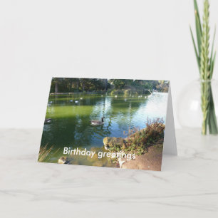 Stouw de Verjaardag van het Meer Kaart