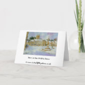 Stouw op Wold in Sneeuw Kaart (Achterkant)