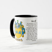 Stovall Family Coat of Arms Mok (Voorkant links)