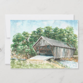 Stovall Mill Covered Bridge Waterverf