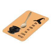 Stove Herinneringsmagneet (Witch versie) Magneet (Linkerzijde)