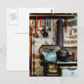Stove met Tea Kettle Briefkaart (Voorkant / Achterkant)