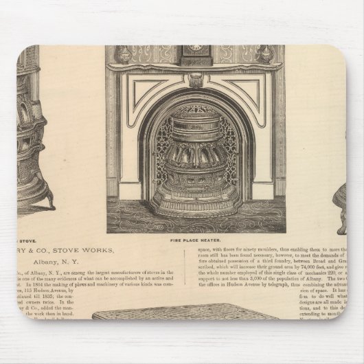 Stove Works, Albany, New York Muismat (Voorkant)