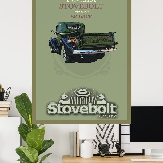 Stovebolt Service Poster (Thuiskantoor)