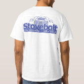 Stovebolt T-shirt: "Driver ~ Mechanic ~ Eigenaar" T-shirt (Achterkant)