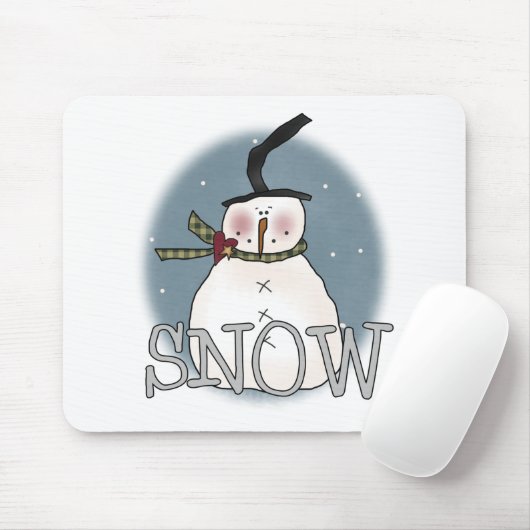 Stovepipe Pet Snowman Muismat (Met muis)
