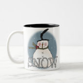 Stovepipe Pet Snowman Tweekleurige Koffiemok (Links)