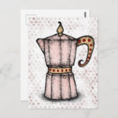 Stovetop Espresso Maker Briefkaart (Voorkant / Achterkant)