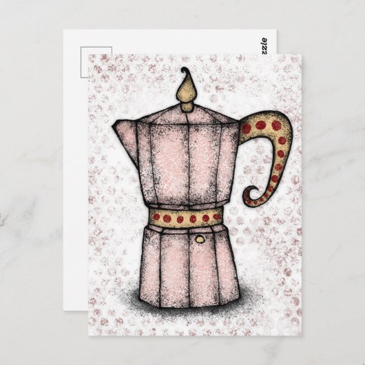 Stovetop Espresso Maker Briefkaart (Voorkant / Achterkant)