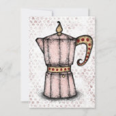 Stovetop Espresso Maker Wenskaart Kaart (Voorkant)