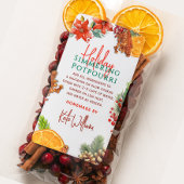 Stovetop Holiday Simmering Potpourri Etiket