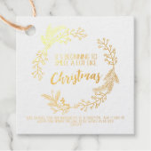 Stovetop Potpourri kerstcadeau Label Kaart (Voorkant)