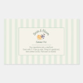 Stovetop Simmer Pot Kit Rechthoekige Sticker (Voorkant)