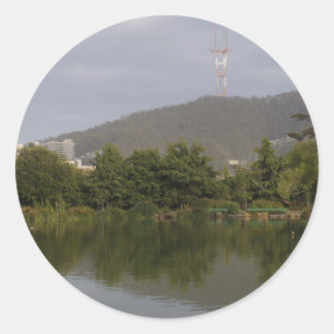 Stow Lake, San Francisco, Verenigde Staten #5 Stic Ronde Sticker